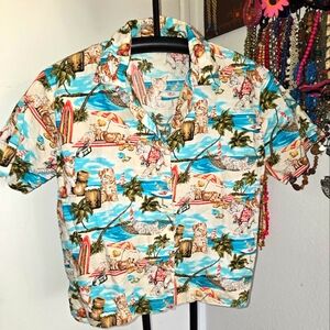 Cat Themed Hawaiian Shirt